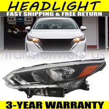 For Nissan Sentra S/SV 2024-2025 Models Left Driver Side Halogen Headlight