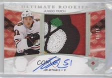 2020 Ultimate Collection Rookies 5/15 Tier 1 Ian Mitchell Jumbo Patch Auto n6v