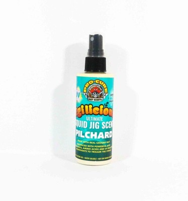Pro Cure Egilicious Squid Scent Spray Bottle 115 ml Pilchard (3012)