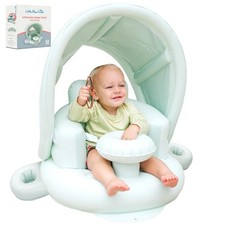 Inflatable Baby Seat for 3-36 Months w/Built-in Pump  Detachable Light Green