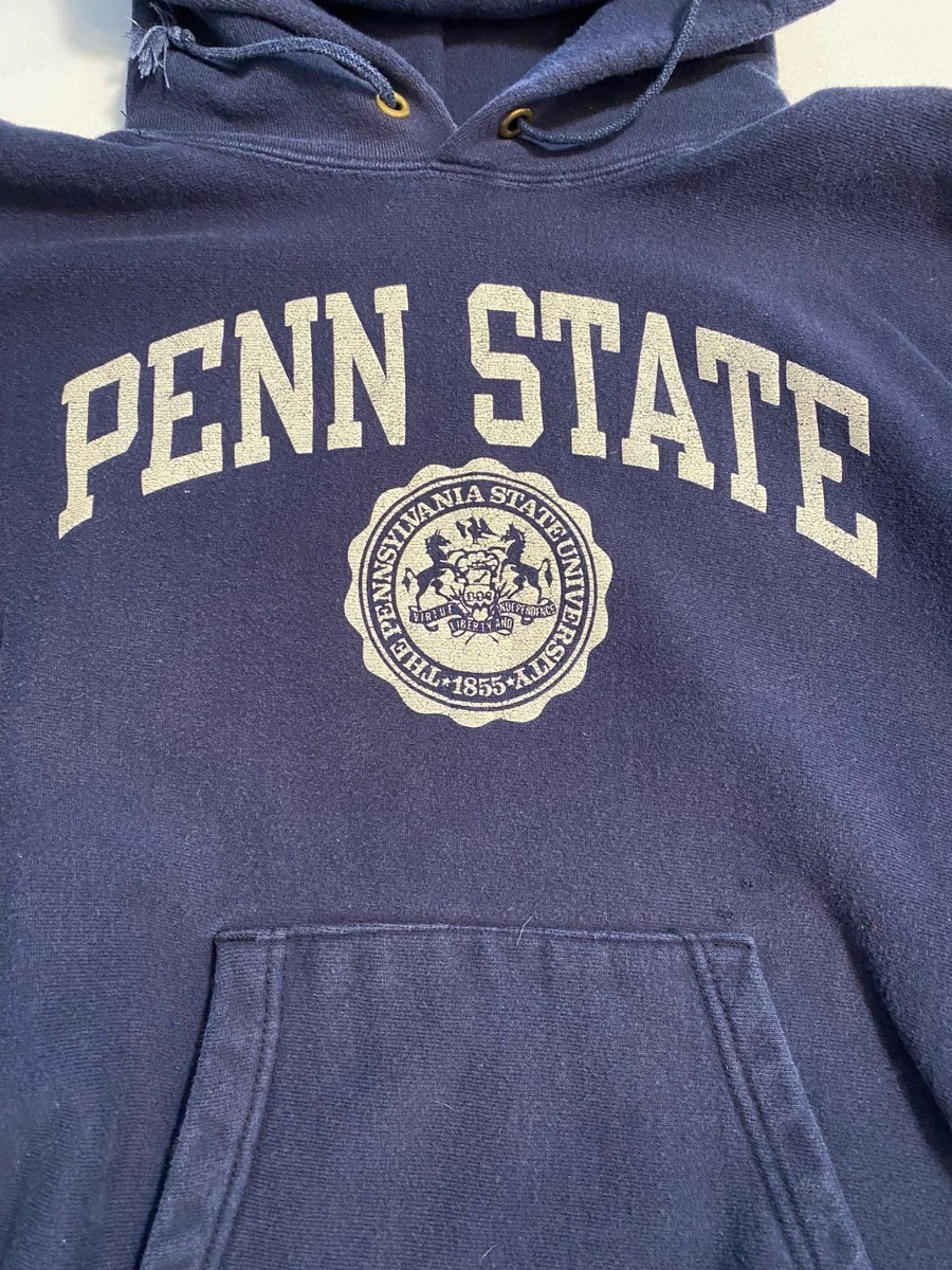 VTG 80s Champion Reverse Weave Penn State Hoodie USA Made Rare