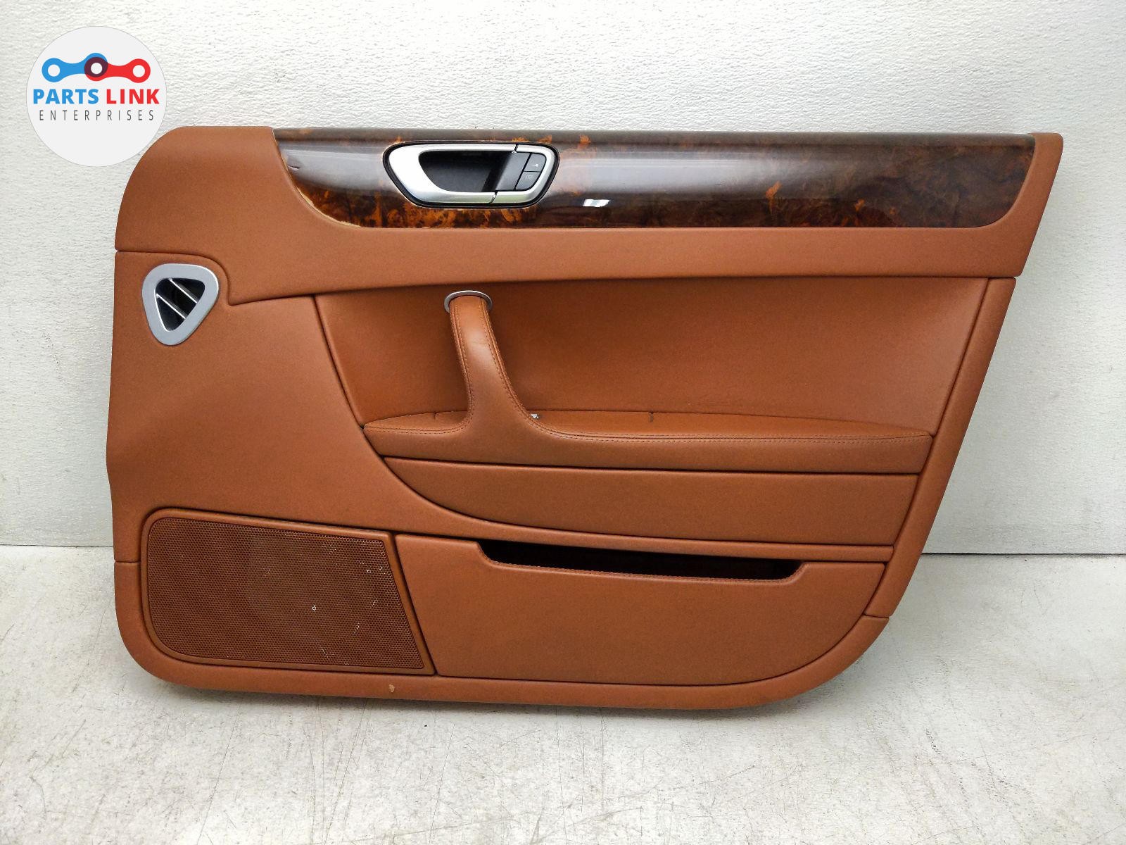 06-12 BENTLEY CONTINENTAL FLYING SPUR FRONT RIGHT DOOR TRIM PANEL SPEAKER COVER