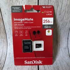 SanDisk SDSQUA4-256G-AW6KA ImageMate 256GB MicroSDXC Memory Card w/ Adapter R-GA