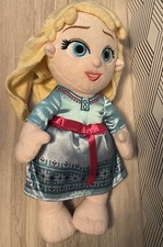 EUC Disney Parks Babies Elsa 11" Plush Frozen Princess Stuffed Animal Toy Doll
