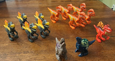 Lot of 13 Jurassic World Dinosaur Playskool Heroes Figures incl 2 brawlasaurus
