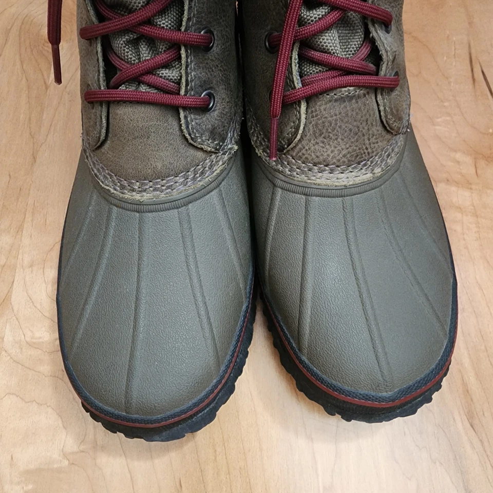 Botas Ugg Para Hombre Talla 11 Zetik Pato Cuero Verde Goma Con Cordones S/N 1017304 Foto 4 de 4