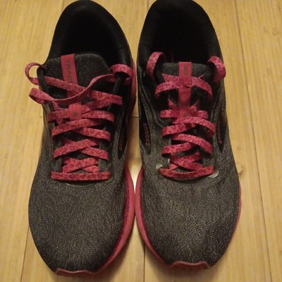 Brooks Trace 2 Womens 10 Shoes Black Pink Running Walking Gym