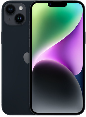 Apple iPhone 14 Plus 256 GB schwarz Smartphone Handy Ohne Vertrag Mobile iOS