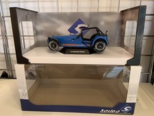 1:18 Scale Solido Caterham Seven 7 Blue Diecast Model Car Boxed