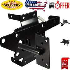 Self-Latching Gate Lock for Pool & Yard - Easy Mount with Fasteners Included