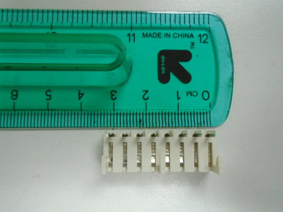 METHODE through hole right angle connector 8 pin 3000 series 3000-108-2103 - Image 3 of 4