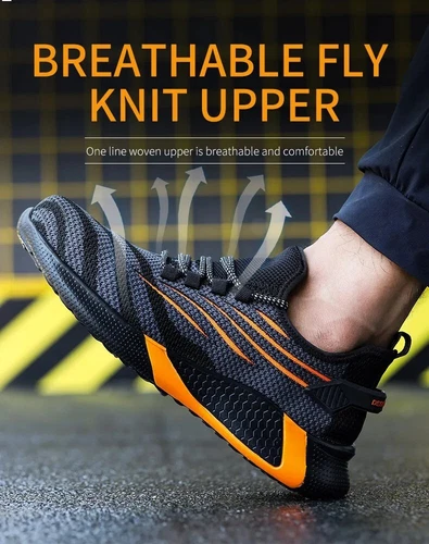 Herren Arbeit Sicherheitsschuhe Stahlkappe Pannenschutz Leicht Arbeitsstiefel Geschenk " - Bild 19 von 27