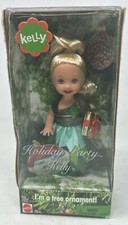 Barbie Mattel Kelly Club Holiday Party Kelly Doll Ornament 2004 NIB