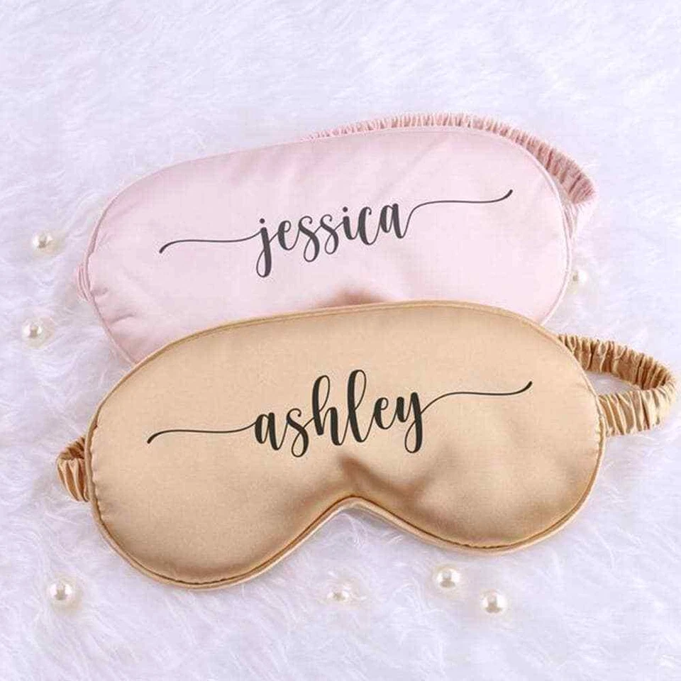 Blush Silk Sleep Mask Face Mask Luxe Gift Set/Face Cover/Eye Mask/Best Gift Idea - Image 4 of 4