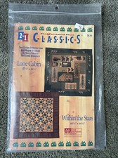 THE PATCHWORK PLACE CLASSICS-TWO QUILTS-LONE CABIN  WITHIN THE STARS-UNCUT