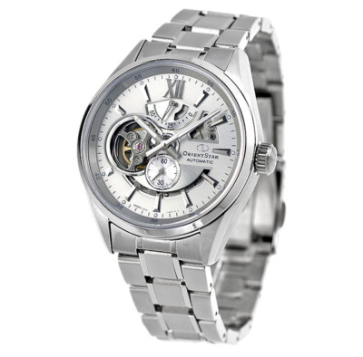 Orient Star Automatic Silver Dial Men's Watch Power Reserve RK-AV0125S