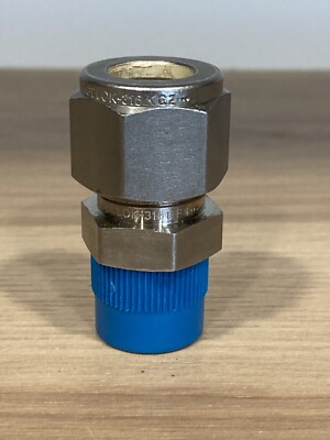 Swagelok SS-810-1-6 Stainless Steel Fitting - 1/2" OD Tube To 3/8" Male NPT Connector