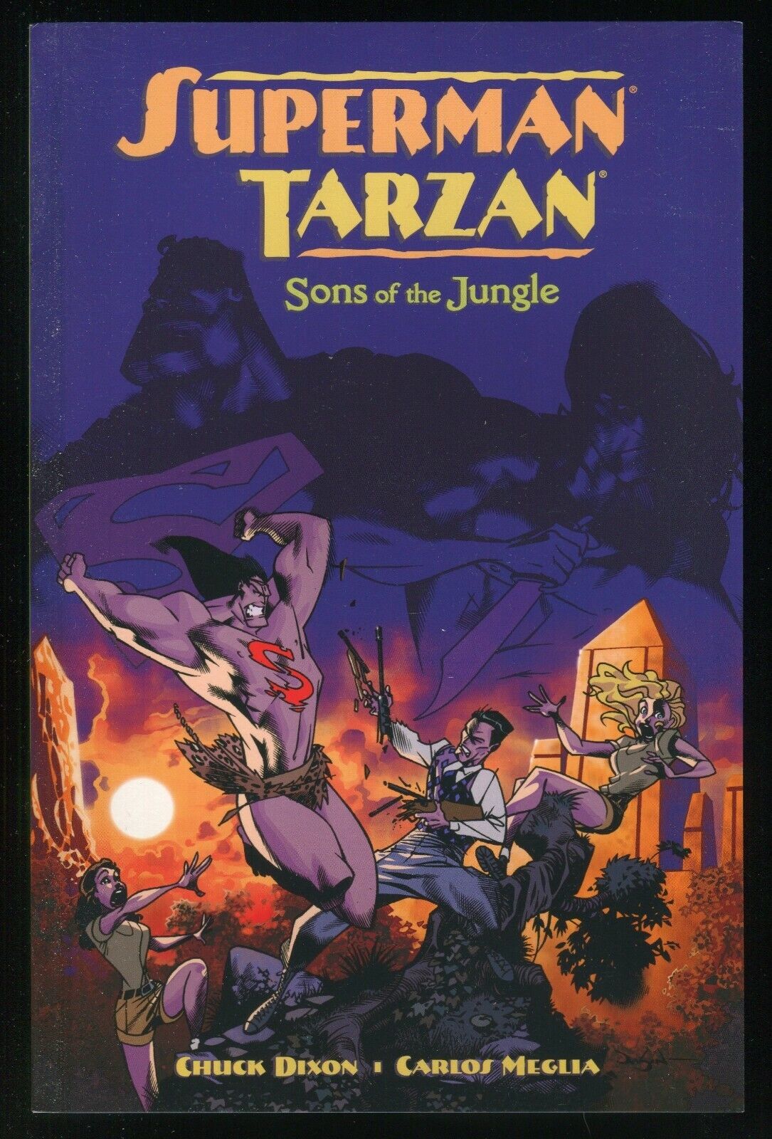 Superman Tarzan Sons of the Jungle Trade Paperback TPB Man Steel Carlos Meglia 1
