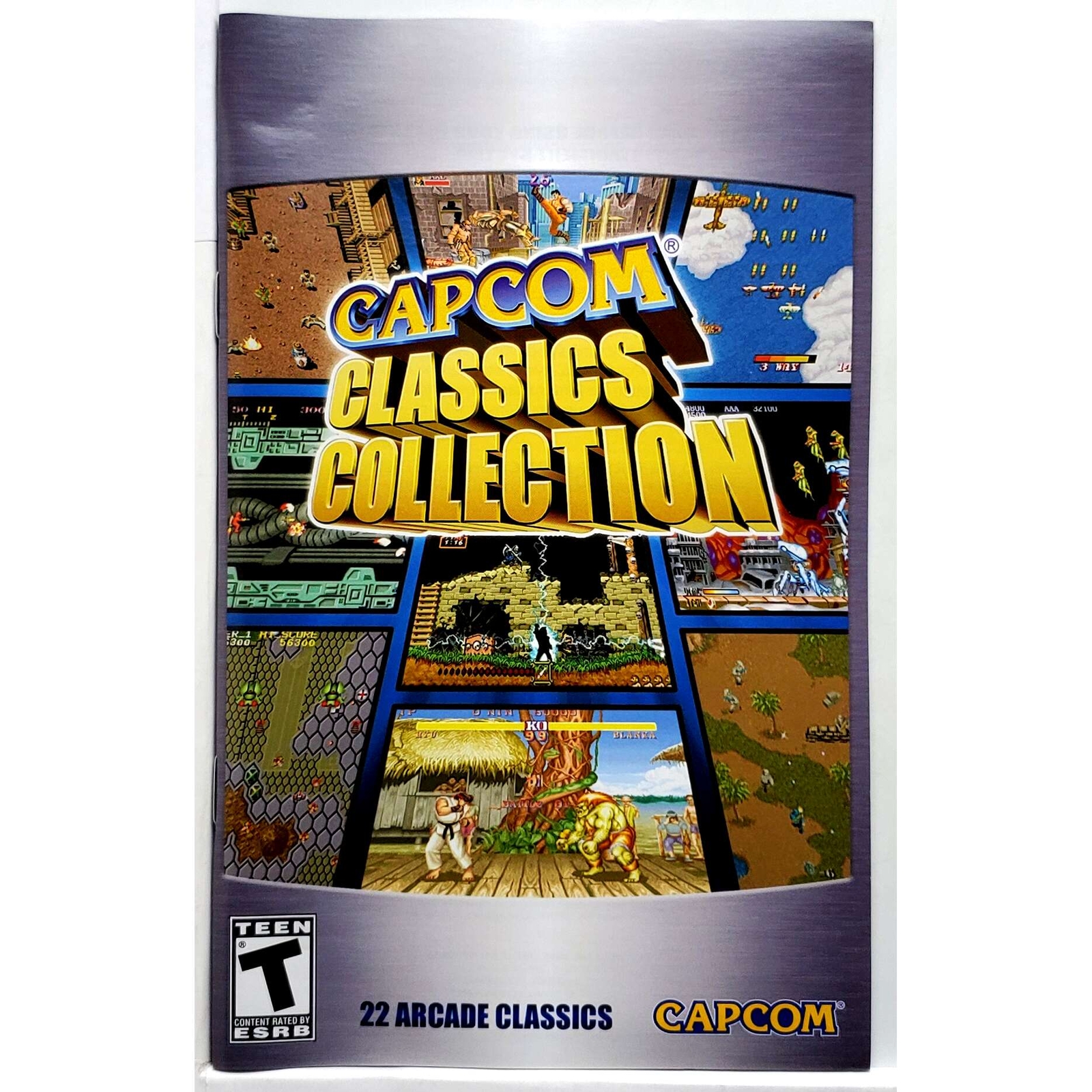 Capcom Classics Collection (Manual Only) PS2 Authentic Manual