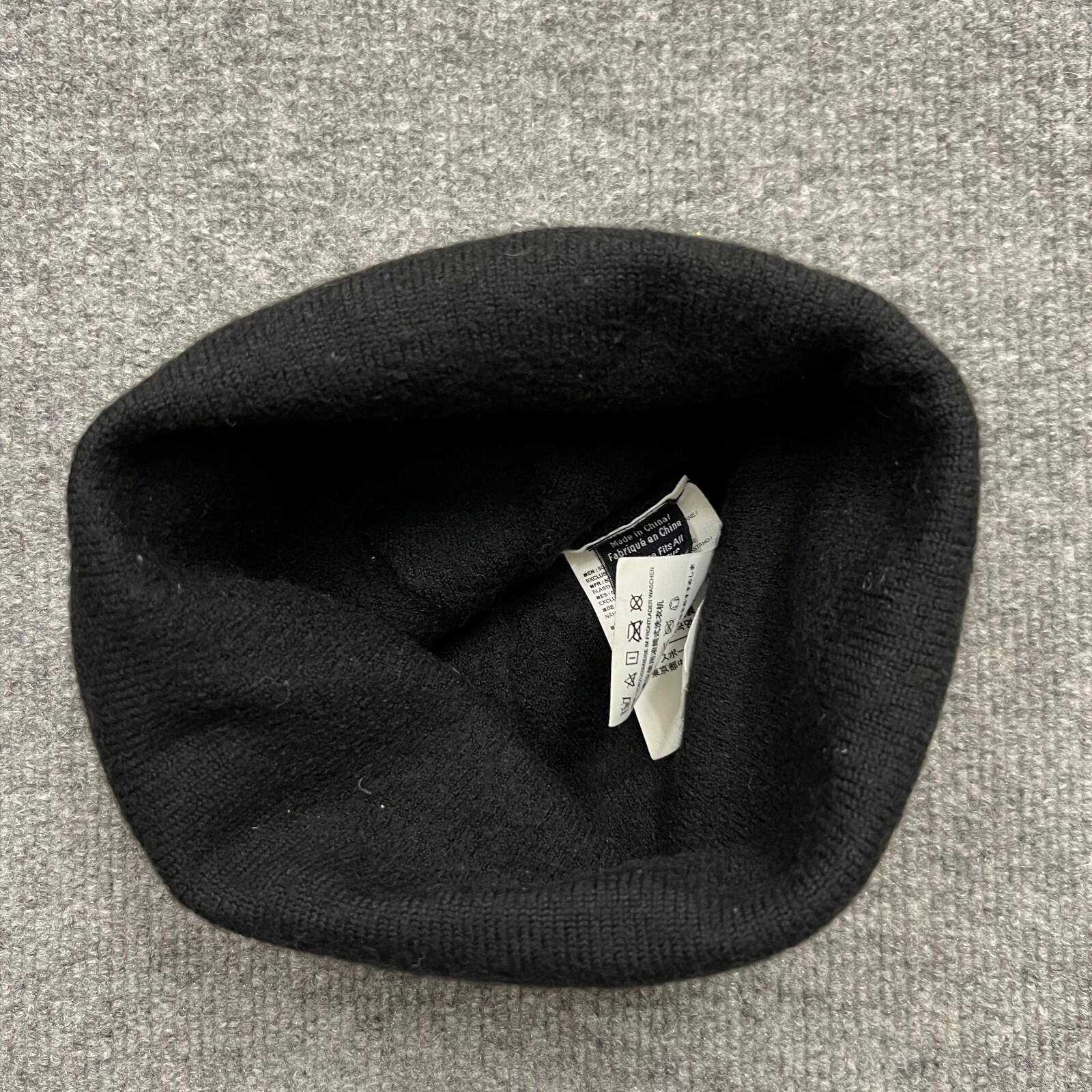 Cappello Arc'Teryx Rolling Word berretto adulto taglia unica nero bianco misto lana RARO