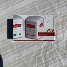 Coca-Cola Gibson Salt & Pepper shakers sign of good taste 2008