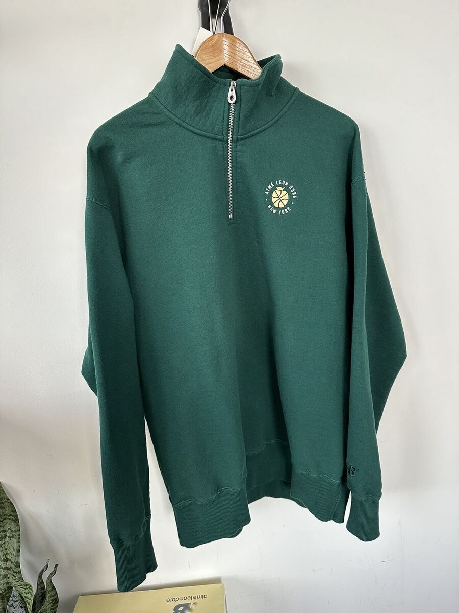 Aime Leon Dore New Balance Quarter Zip SS21 Botanical Green Aime Leon Dore New Balance Quarter Zip SS21 Botanical Green