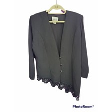 Dolce Women's Dress Black angled dress top - size Large