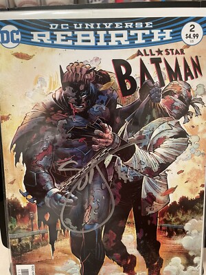 DC Universe Rebirth All Star Batman #2 Signed By Scott Snyder