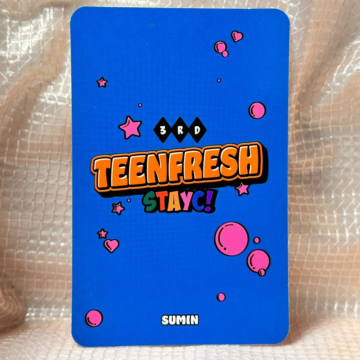 Sumin Official Photocard StayC 3rd Mini Album Teenfresh Digipack