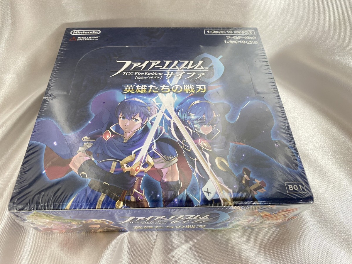 Fire Emblem 0 Cipher B01 The Heroes Blade of War Booster Box Sealed In Stock