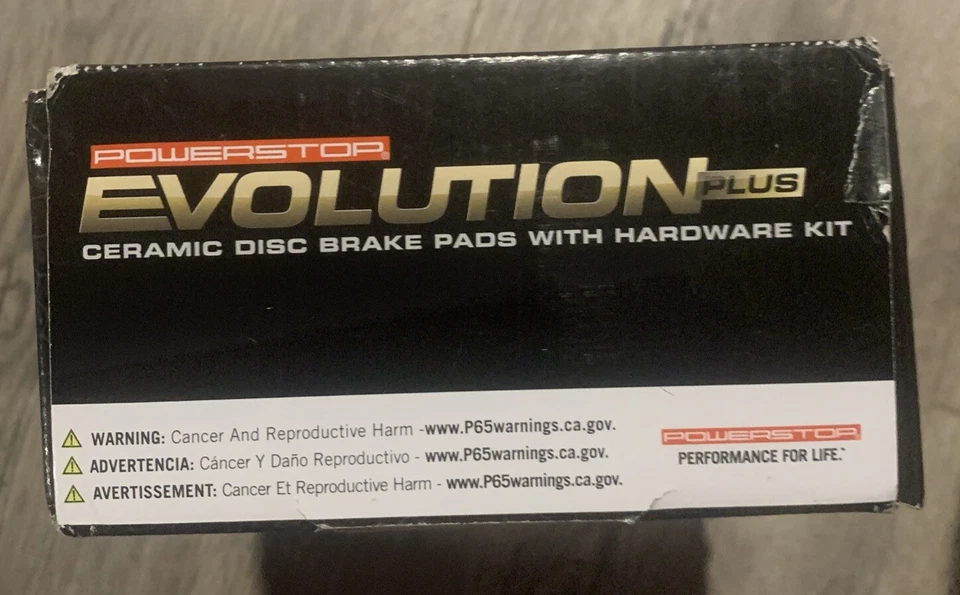 Pastilla de freno delantera cerámica Powerstop 17-1324 para Toyota Camry Highlander Foto 3 de 4