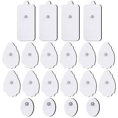TENS/EMS Unit Replacement Pads  20 Pack 3.5Mm Snap Electrode Patches for Elec...