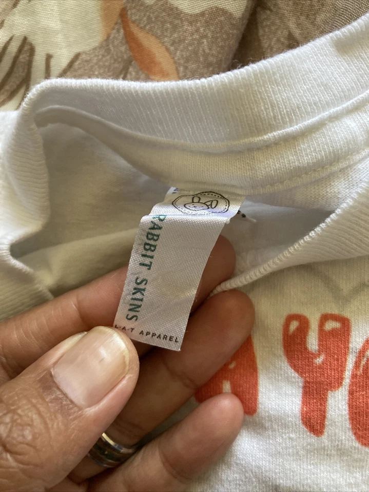 Rabbit Skins LAT Apparel Shirt ʻI Lava Youʻ Volcano Hawaii T-Shirt Kids Size 4 - Image 3 of 4