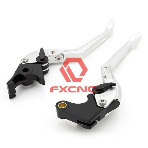 FXCNC CNC 5D Aniti-Foldable Brake Clutch Lever For BMW G310R C650GT TIGER 800 XC - Picture 8 of 11