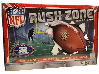 BRAND NEW in Sealed Box NFL Rush Zone Board Game