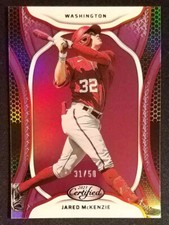 2023 Panini Chronicles #7 Jared McKenzie Certified Purple Mirror /50 NM-MINT++