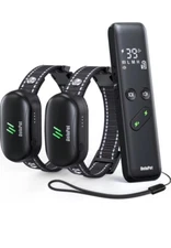 2-Electric Dog Training Collar , Remote 1600FT 3 Training Modes