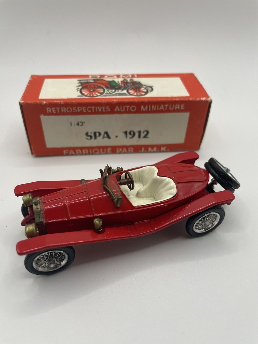 Rami JMK SPA 1912 Modèle Unique 1:43 – Doré Métal Made In France