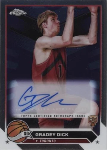 2023-24 Topps Chrome - Gradey Dick #CG-GD