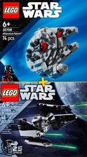 LEGO STAR WARS #30685, #30708 - Millenium Falcon + Tie Interceptor - 100% NEW