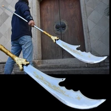 Broadsword Chinese GUAN GONG (关公) Big Dao Sword Sharp High Manganese Steel Blade