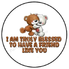 BLESSED TO HAVE A FRIEND LIKE YOU ENVELOPE SEALS LABELS STICKERS PARTY FAVORS