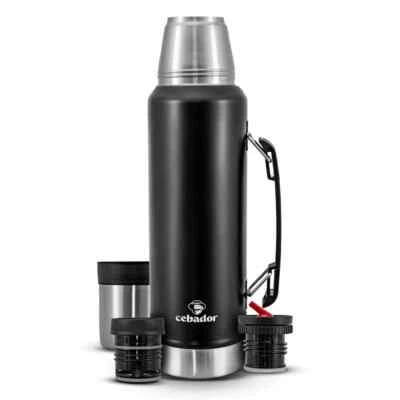 Borraccia termica con beccuccio Cebador acciaio inox thermos a prova di perdite 1,2 L