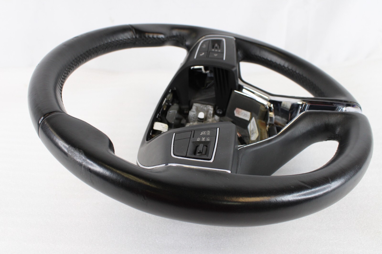🚀 2014-2017 Maserati Ghibli Quattroporte Steering Wheel Leather Black OEM