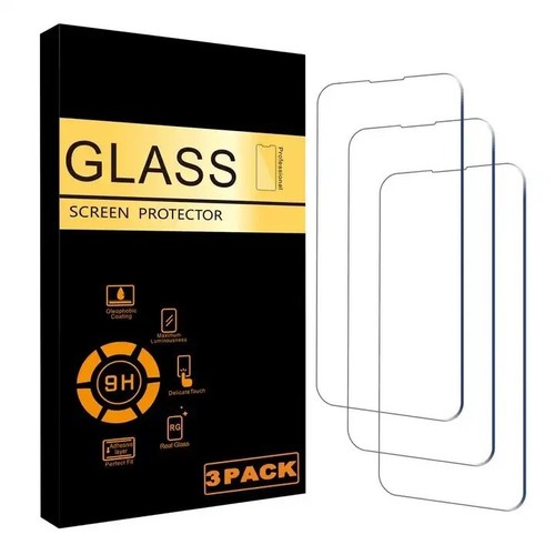 3-PACK For iPhone 14 Pro Max,Tempered GLASS Screen Protector - Photo 4 sur 10