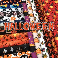 Halloween Home Decor Fabric Polyester 62" W Sold by the Yard