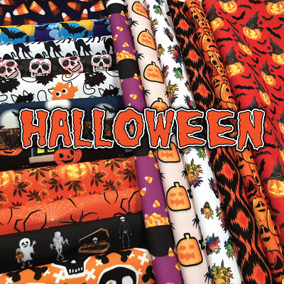 Halloween Home Decor Fabric Polyester 62'' W Sold by the Yard