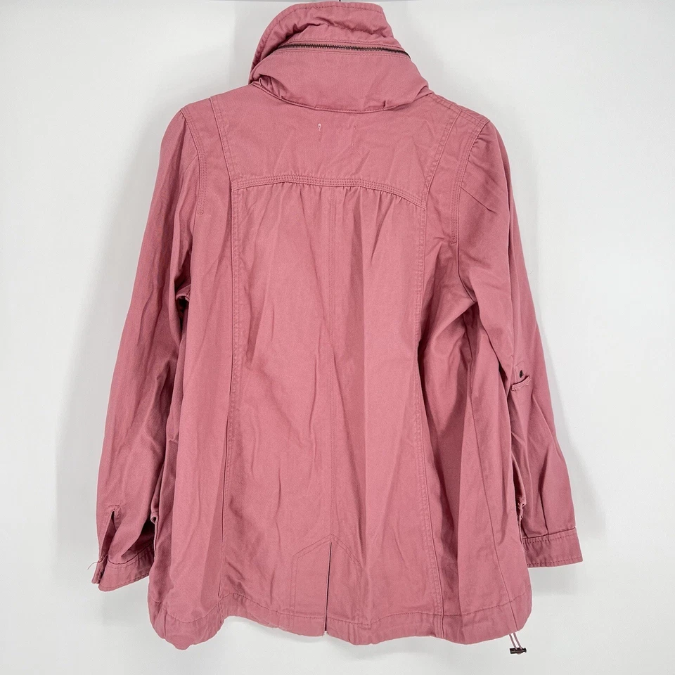 Chaqueta Jolt Fall Rubor Rosa Malva Capucha Oculta Mujer’s Talla L Foto 3 de 4
