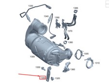 Mercedes-Benz GLA H247 Auspuffanlage Halter A1771421500 NEU ORIGINAL