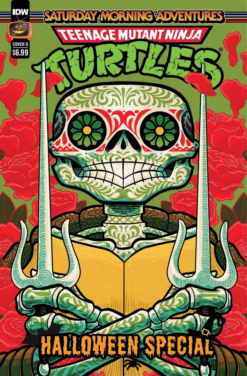 TEENAGE MUTANT NINJA TURTLES DIA DE LOS MUERTOS VARIANT COMIC BOOK